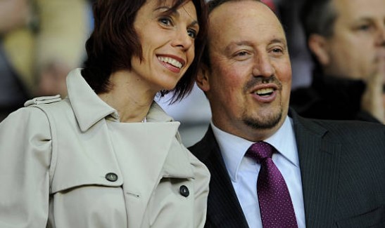 Montse Benitez with husband Rafael Benitez
